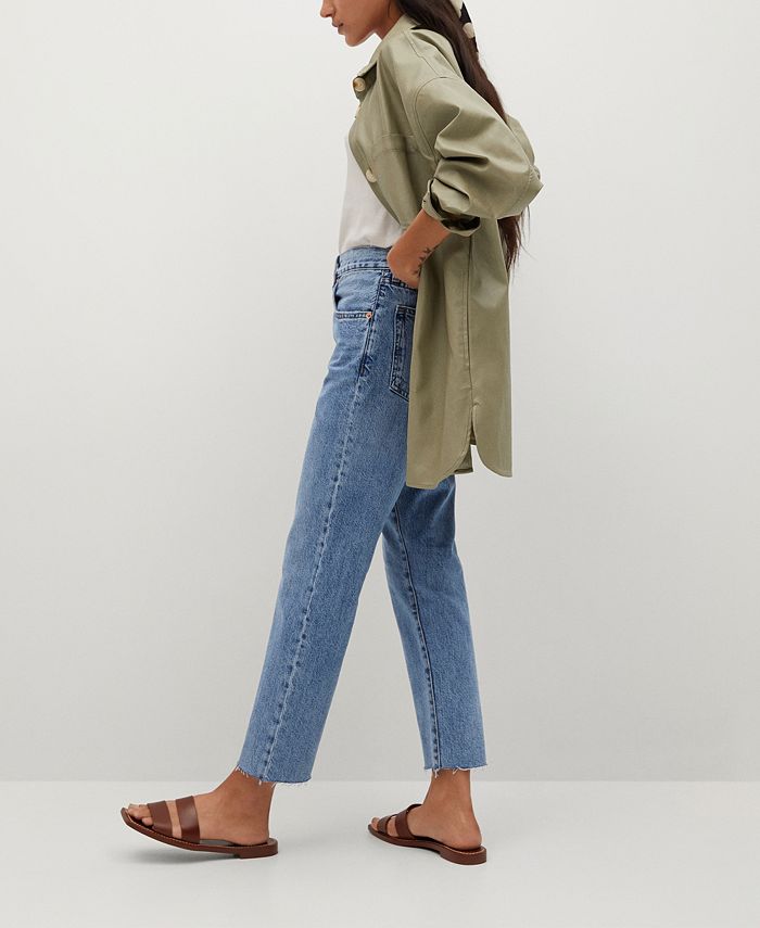 MANGO AnkleLength StraightFit Jeans Macy's