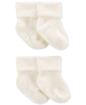 Carter's Baby Neutral 4-Pack Foldover Booties
