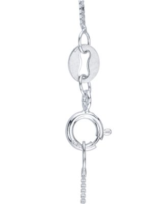 Diamond Double Bezel 18" Pendant Necklace (1/4 ct. t.w.) In 14K White Gold or 14K Yellow Gold