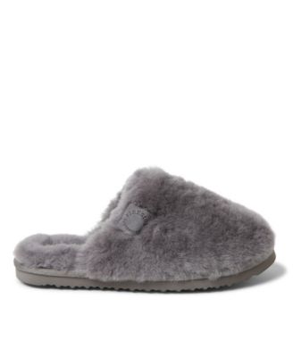 Women's Shelly Beach Genuine Shearling Fuzzy Scuff Slipper