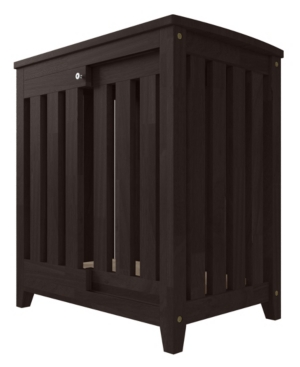 Rhodes Slatted Wood Pet Hut Side Table