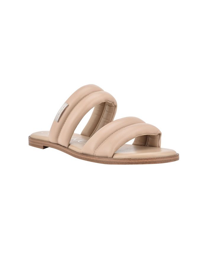 Calvin Klein Women's Koko Slides Flat Sandals & Reviews - Sandals 