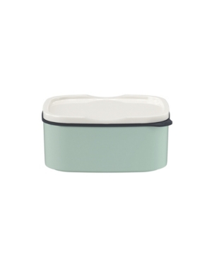 Villeroy & Boch Small Lunch Box Rectangular Mineral In Mineral Green