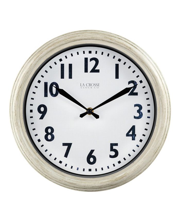 La Crosse Technology La Crosse Clock 12" Wynn Wall Clock Macy's