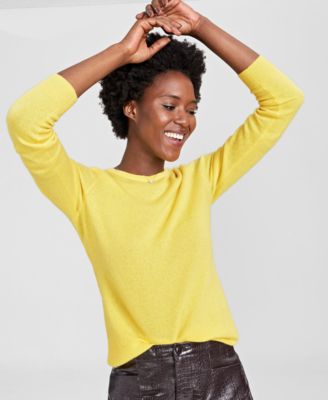 Charter Club - Crew-Neck Cashmere Sweater
