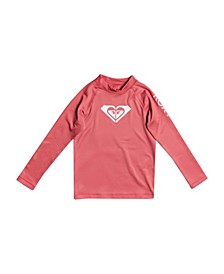 Toddler Girls Whole Hearted Long Sleeve Rash guard