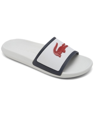 Lacoste Women's Croco Tri Slide Sandals from Finish Line
