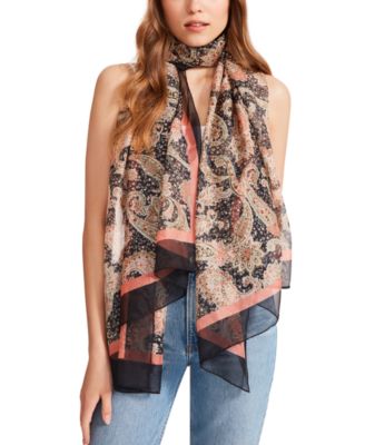 Steve Madden - Floral Paisley Chiffon Scarf
