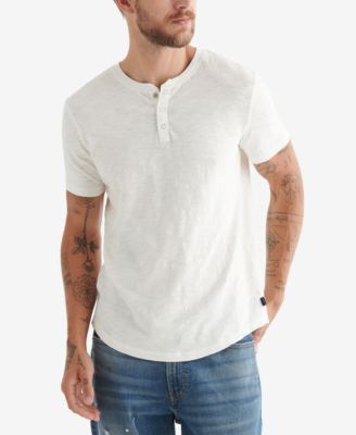 Lucky Brand Men's Worn Wash Henley T 