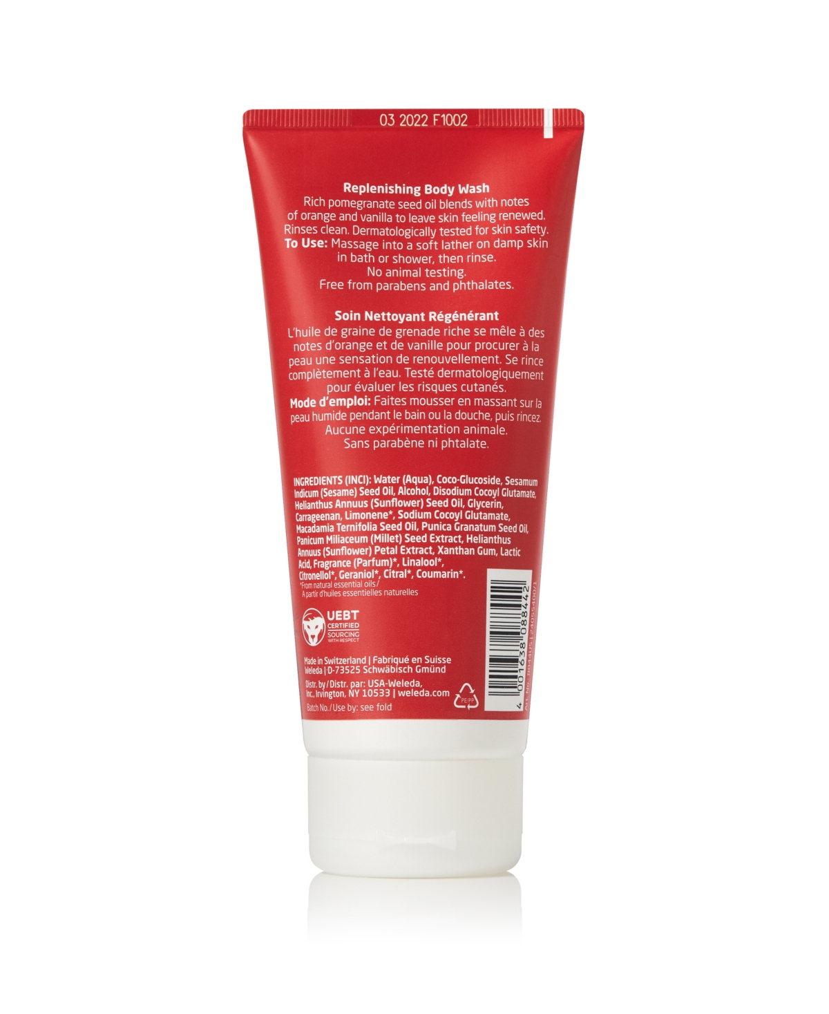 Weleda Replenishing Body Wash, 6.8