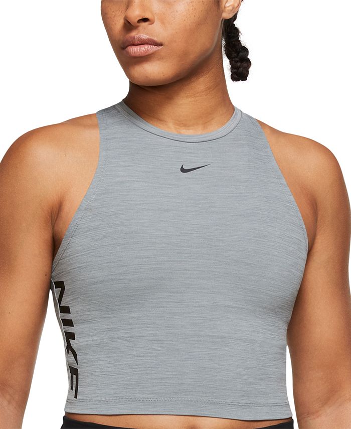 Nike Women's Pro Cropped Tank Top - Macy's