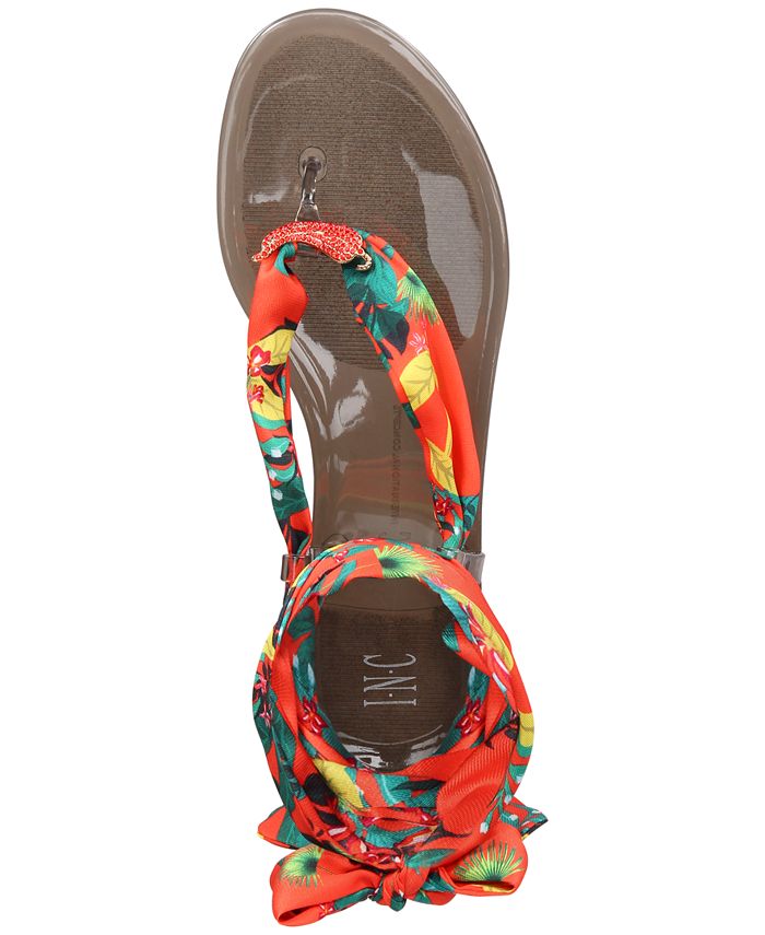 INC International Concepts Women's Malana Scarf Flat Sandals, Created For Macy's & Reviews