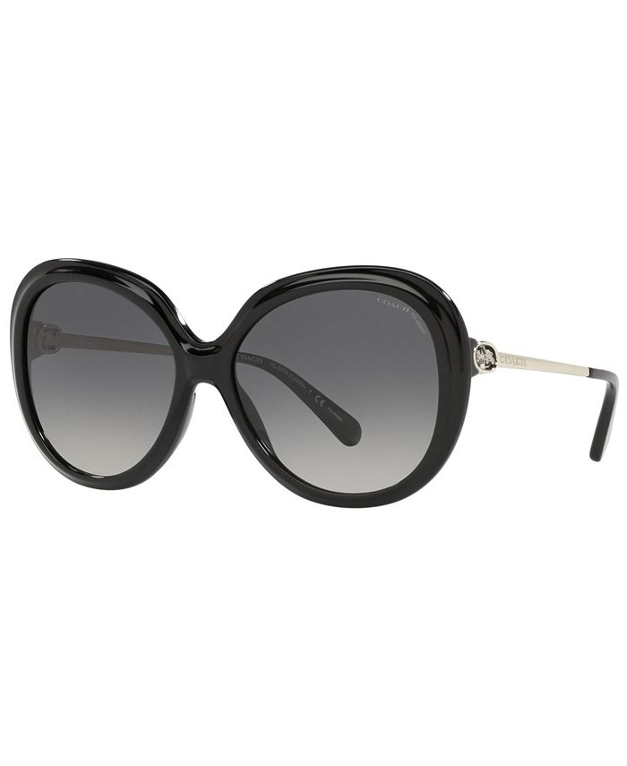 Coach polarized aviator sunglasses clearance