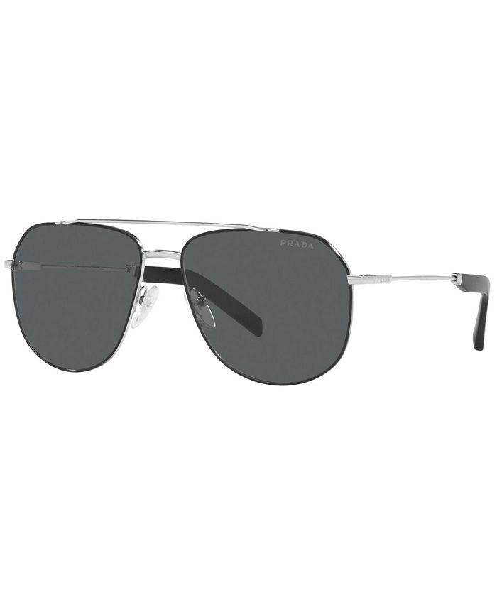 PRADA Men's Sunglasses, PR 59WS 60 - Macy's