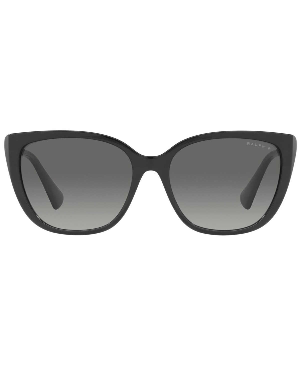 Shop Ralph Lauren Ralph Women's Polarized Sunglasses, Ra5274 56 In Shiny Black,polar Gradient Grey