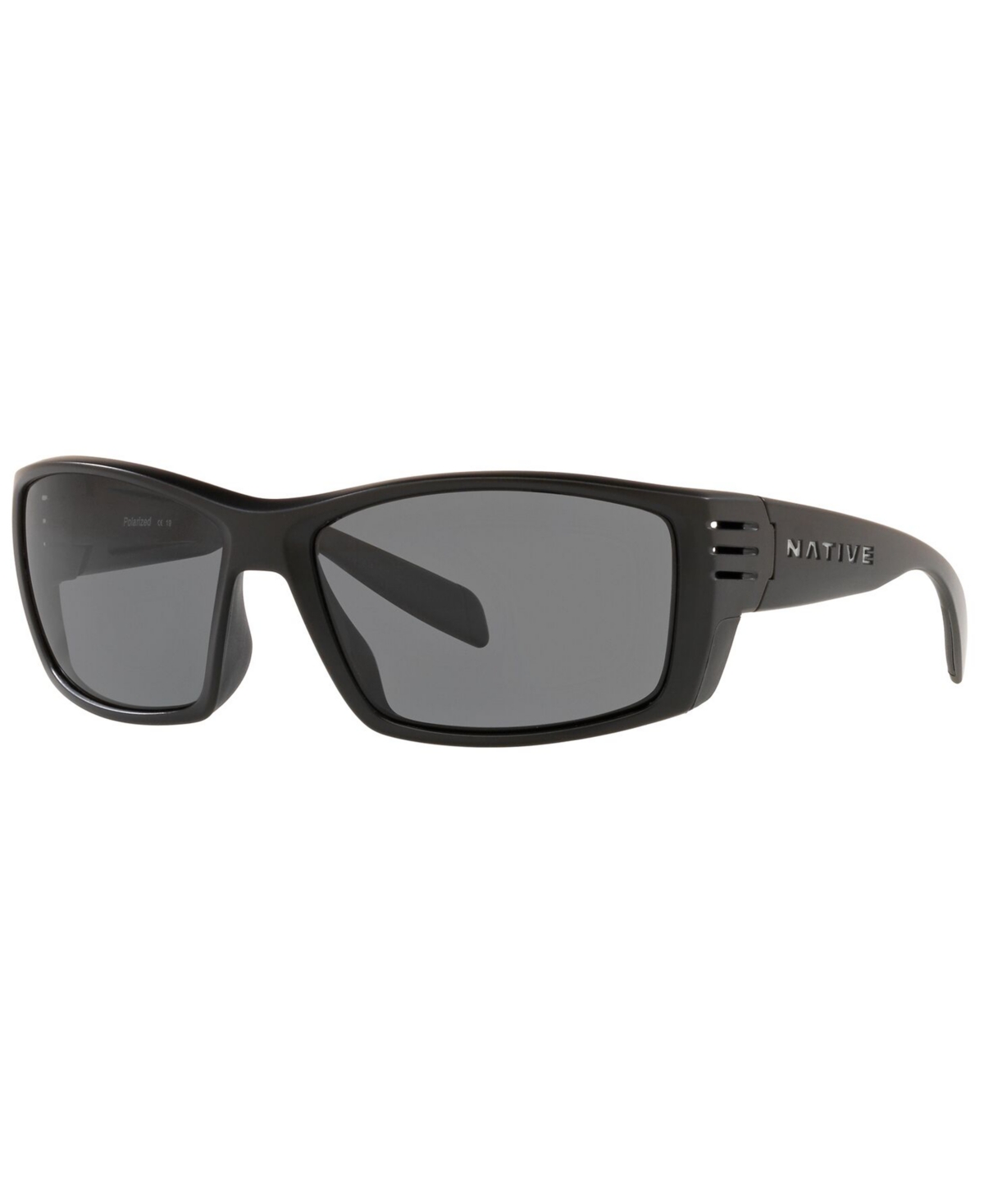 Shop Native Eyewear Native Men's Polarized Sunglasses, Xd9019 In Matte Black,grey