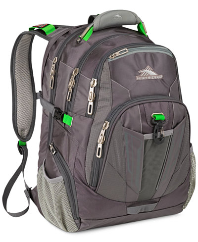 High Sierra XBT Checkpoint Friendly Laptop Backpack in Gray
