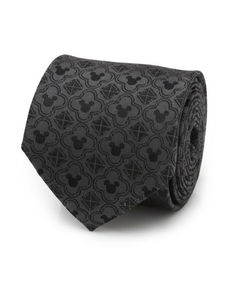 Мужской галстук Disney Mickey Mouse Pattern Tie, цвет: Чёрный