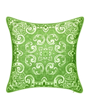 Ediehome Alhambra Decorative Pillow, 20 X 20 In Leaf