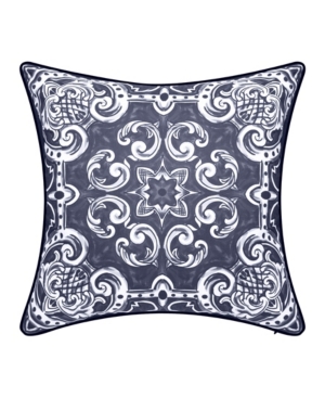 Shop Ediehome Alhambra Decorative Pillow, 20 X 20 In Navy