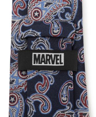 Men's Captain America Paisley Tie
