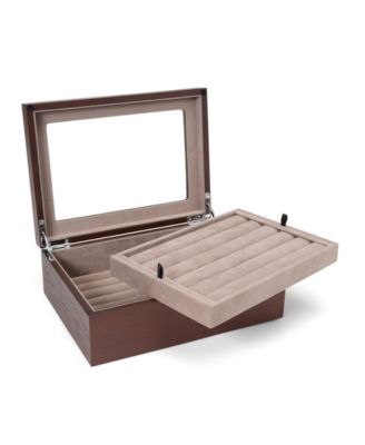 Men&#39;s Espresso Cufflinks Collector&#39;s Case