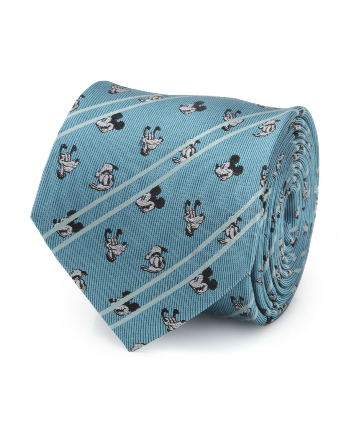 Men's Mickey and Friends Striped Tie - Blue