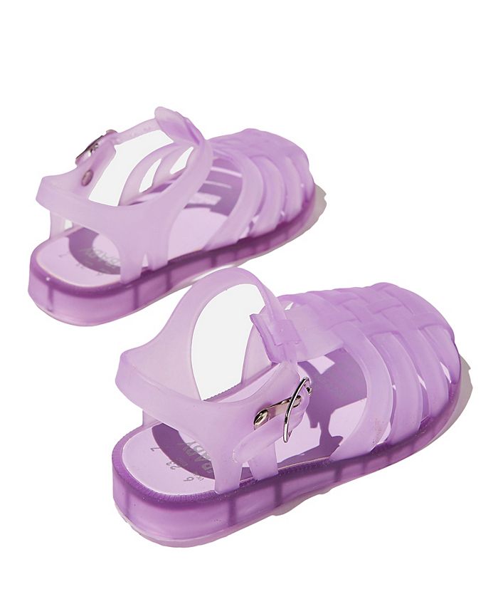 COTTON ON Little Girls Mini Amalfi Frosted Jelly Sandal & Reviews - All ...
