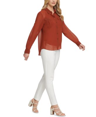DKNY Button Down Blouse