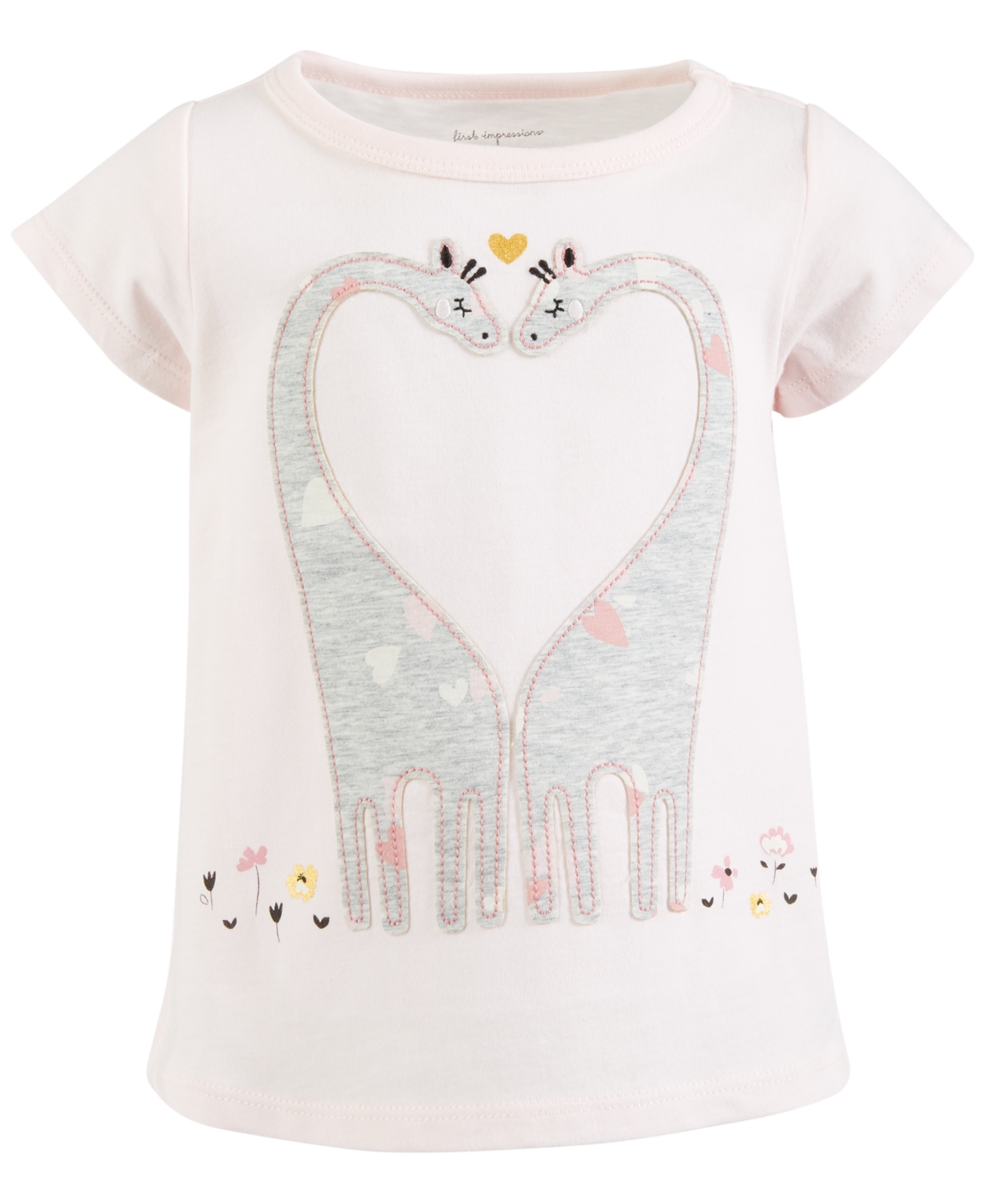 First Impressions Toddler Girls Giraffe Cotton Top, Created for Macy's