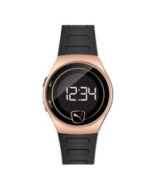 Men's Faster LCD, Rose Gold-Tone Alloy Watch, P5051