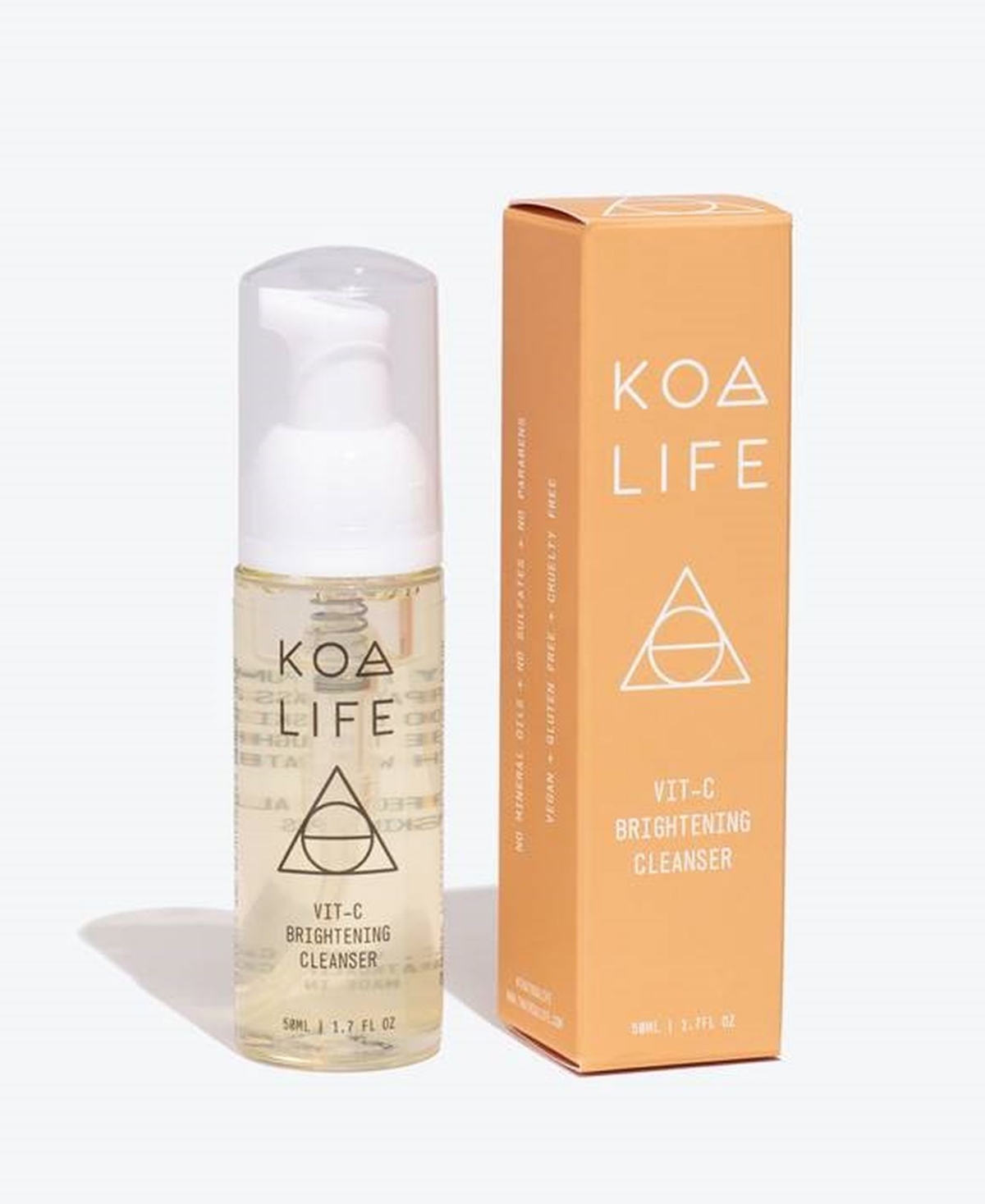 Koa Life Vit-c Brightening Facial Cleanser, 50 ml