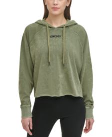 Sport Women's Cropped Acid Wash Hoodie