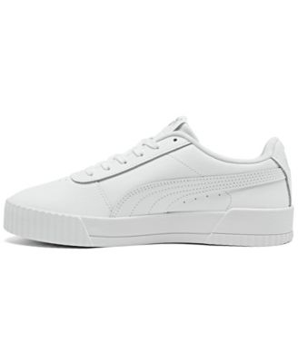 puma women's carina leather casual sneakers from finish line