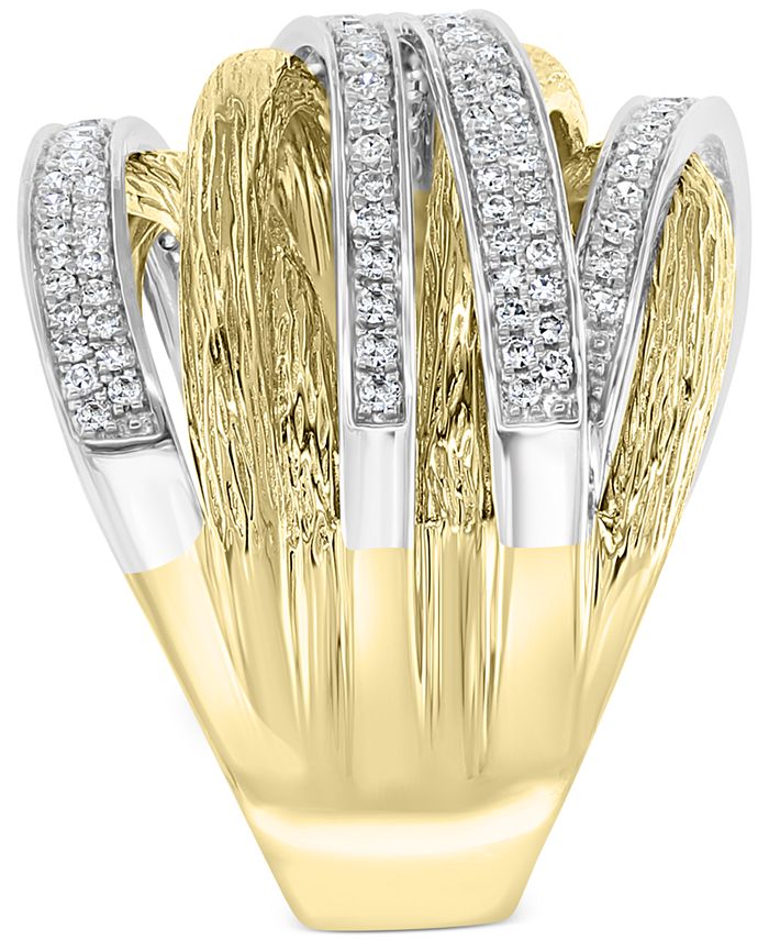 EFFY Collection EFFY® Diamond Multirow Statement Ring (1/2 ct. t.w.) in