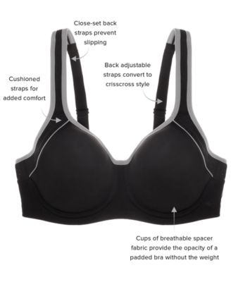 Women's Contrast Trim Contour Sport Bra 853302