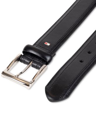Men’s Stitched Classic Dress Leather Belt