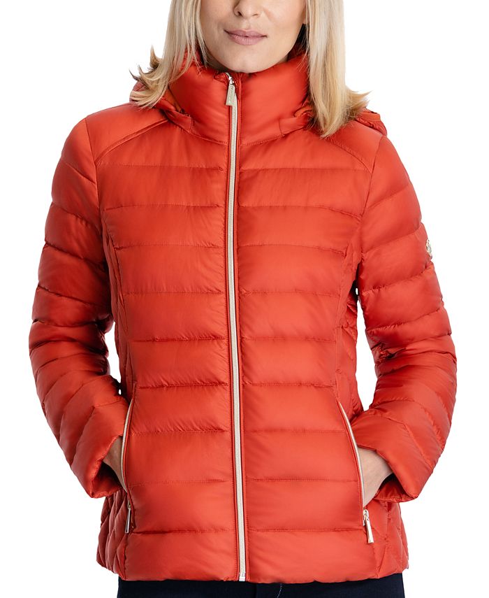 Michael Kors Women's Hooded Packable Down Puffer Coat, Created for Macy's &  Reviews - Coats & Jackets - Women - Macy's