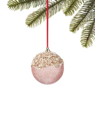 Holiday Lane - Sugar Plum Glitter Ball Ornament