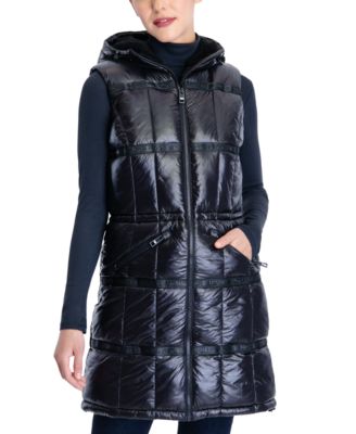 michael kors hooded vest