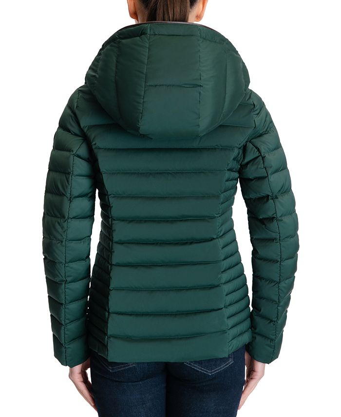 Michael Kors Women's Hooded Stretch Packable Down Puffer Coat, Created