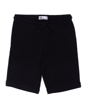 Little Boys Moto Knit Shorts