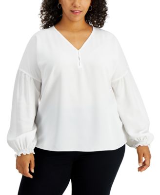macys plus size holiday tops