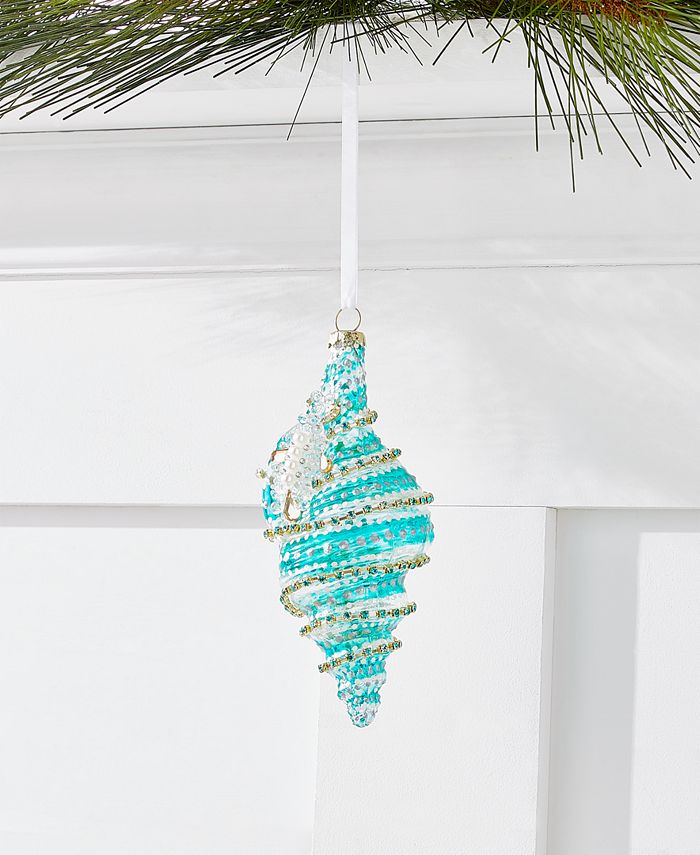 Holiday Lane At The Beach And Seaside Conch Shell Ornament, Created for