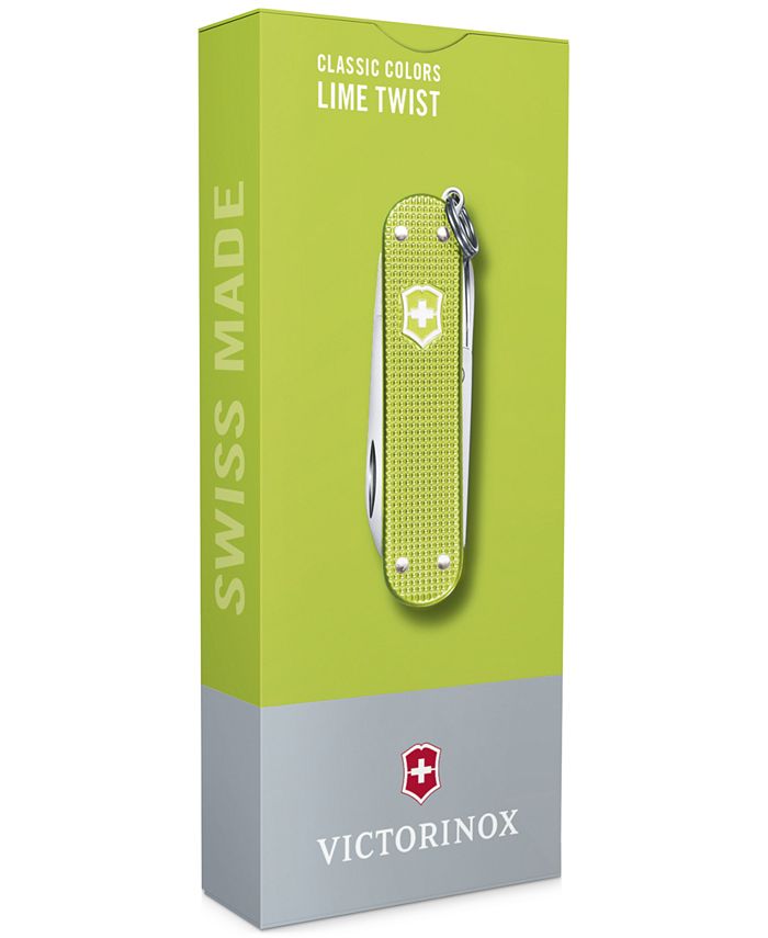 Victorinox Swiss Army - Classic SD Alox Pocketknife, Lime Twist