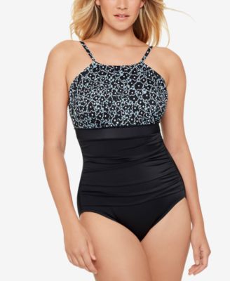 macys high neck swimsuit