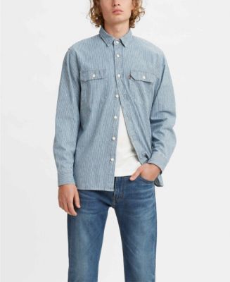Levi's Men's Classic Worker Denim Relaxed Fit Over Shirt - Macy's