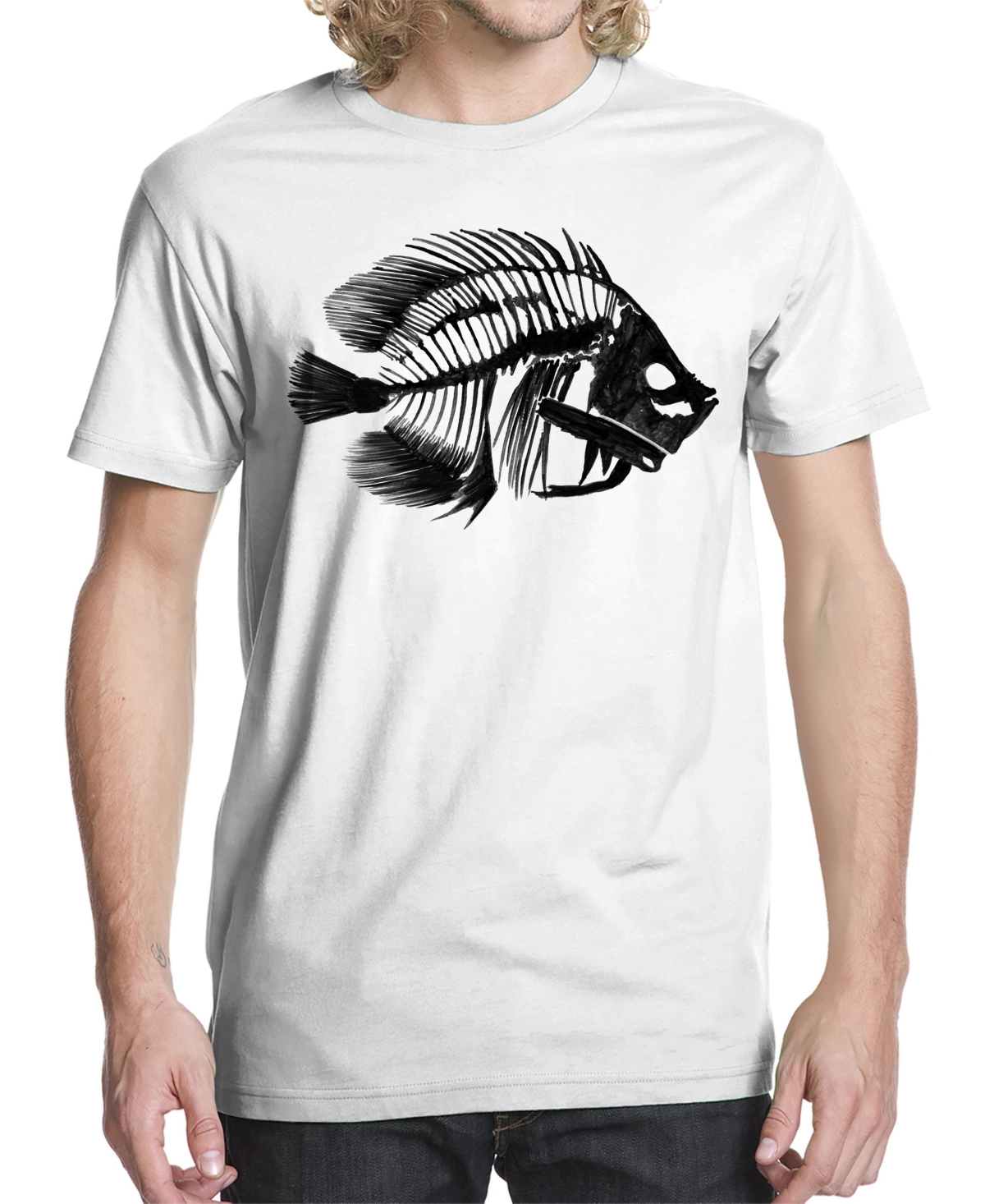 Men's Catch of the Day Graphic T-shirt - White