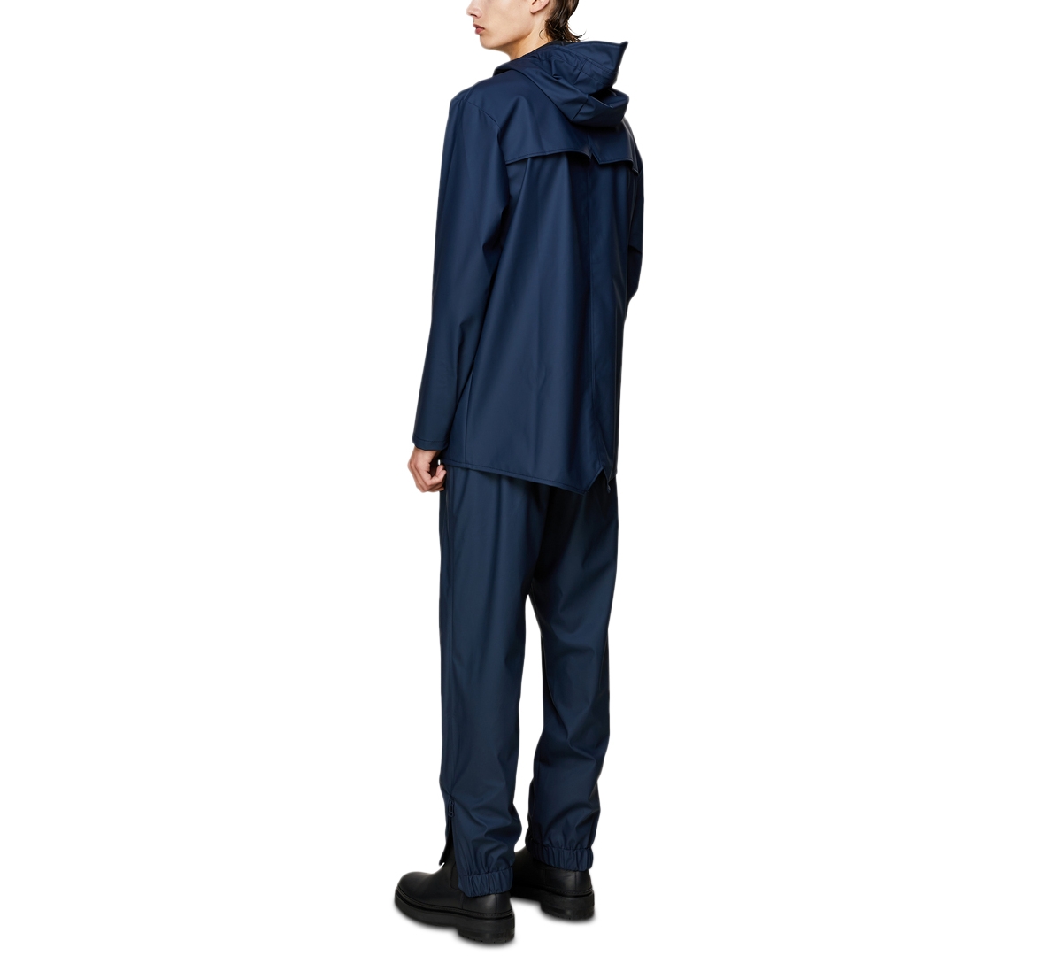Rains Unisex Short Hooded Raincoat
