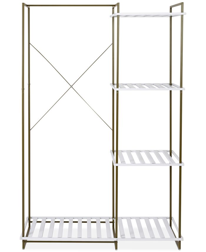 Honey Can Do Freestanding Open Metal Closet Wardrobe Macy's